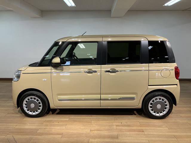 ムーヴキャンバスセオリーＧ　令和７年式届出済未使用車／ナビ／バックカメラ届出済未使用車　ナビゲーション　バックカメラ　ＬＥＤヘッドライト　両側電動スライドドア　スマートキー　プッシュスタート　　シートヒーター　サポカーＳワイド　スマアシ（大阪府）の中古車