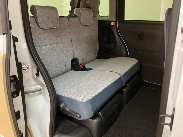 ムーヴキャンバスストライプスＧターボ　クルコン　ナビ　バックモニターＲ７年式・走行距離１４キロ・純正７インチナビ・Ｂｌｕｅｔｏｏｔｈ・ＵＳＢ・バックカメラ・クルーズコントロール・運転席／助手席シートヒーター・両側電動スライドドア・電子パーキング・キーフリー２個（大阪府）の中古車