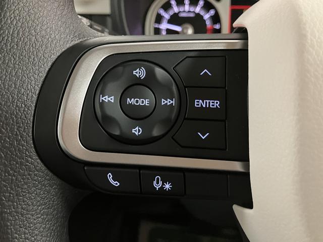 ムーヴキャンバスストライプスＧターボ　クルコン　ナビ　バックモニターＲ７年式・走行距離１４キロ・純正７インチナビ・Ｂｌｕｅｔｏｏｔｈ・ＵＳＢ・バックカメラ・クルーズコントロール・運転席／助手席シートヒーター・両側電動スライドドア・電子パーキング・キーフリー２個（大阪府）の中古車