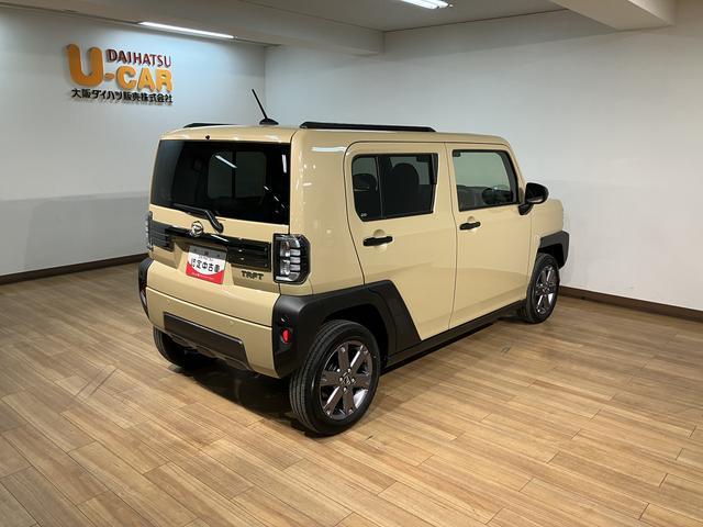 タフトＧターボ　ダーククロムベンチャー　ナビ／ＡＣＣ／Ｂカメラスカイフィールトップ　アダプティブクルーズコントロール　ＬＥＤヘッド／フォグ　運／助シートヒーター　プッシュボタンスタート　キーフリー　電動パーキングブレーキ　バックカメラ　１５インチアルミホイール（大阪府）の中古車