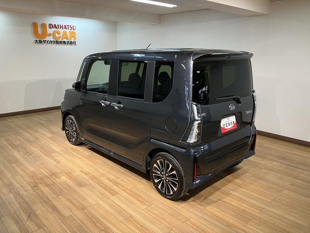 タントカスタムＲＳリミテッド　Ｒ７年式／ＡＣＣ／ＥＴＣターボ　スマートアシスト　ＡＣＣ　ＥＴＣ　バックカメラ　両側リヤパワースライドドア　プッシュボタンエンジンスタート　シートヒーター　ＬＥＤヘッドライト　アルミホイール　オートエアコン　オートライト（大阪府）の中古車