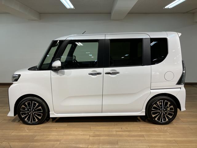 タントカスタムRSリミテッド アダプティブクルーズコントロールメッキグリル メッキバックドアガーニッシュ バックカメラ 両側リヤパワースライドドア プッシュボタンエンジンスタート シートヒーター LEDヘッドライト アルミホイール オートエアコン オートライト(大阪府)の中古車