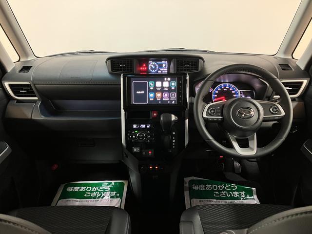 トールカスタムＧ　ターボ／走行０．３万ｋｍ／９インチＤＡ／クルコン走行０．３万ｋｍ／９インチディスプレイオーディオ／パノラマモニター／ステアリングスイッチ／ＥＴＣ／前後ドラレコ／クルーズコントロール／前席シートヒーター／両側パワースライドドア／キーフリー（大阪府）の中古車