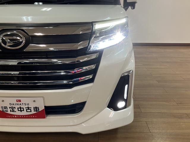 トールカスタムＧ　ターボ／走行０．３万ｋｍ／９インチＤＡ／クルコン走行０．３万ｋｍ／９インチディスプレイオーディオ／パノラマモニター／ステアリングスイッチ／ＥＴＣ／前後ドラレコ／クルーズコントロール／前席シートヒーター／両側パワースライドドア／キーフリー（大阪府）の中古車