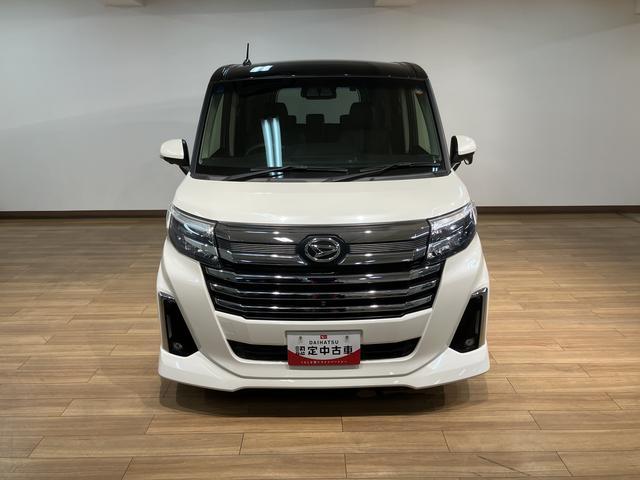 トールカスタムＧ　ターボ／走行０．３万ｋｍ／９インチＤＡ／クルコン走行０．３万ｋｍ／９インチディスプレイオーディオ／パノラマモニター／ステアリングスイッチ／ＥＴＣ／前後ドラレコ／クルーズコントロール／前席シートヒーター／両側パワースライドドア／キーフリー（大阪府）の中古車