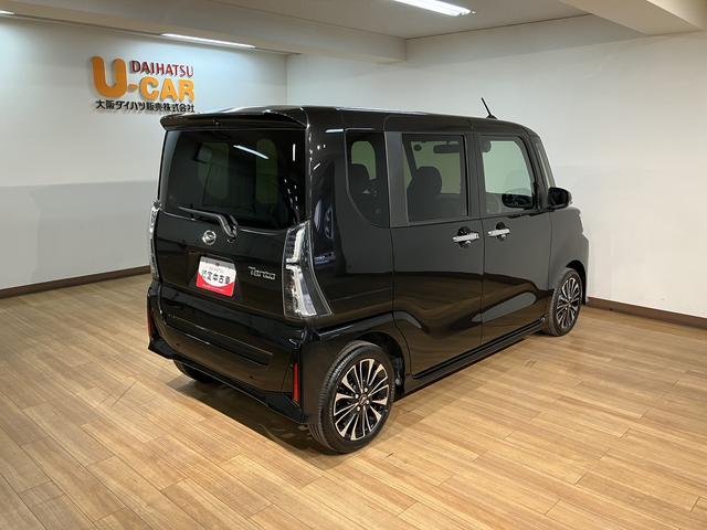 タントカスタムＲＳリミテッド／届出済未使用車／純正ナビ／クルコン／新車保証継承／衝突軽減ブレーキ／ターボエンジン／純正ナビ付／バックカメラ／両側電動スライドドア／クルーズコントロール／シートヒーター／ＬＥＤヘッドライト・フォグ／Ｂｌｕｅｔｏｏｔｈ／フルセグＴＶ／（大阪府）の中古車