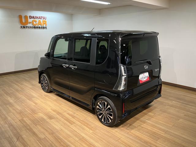 タントカスタムＲＳリミテッド／届出済未使用車／純正ナビ／クルコン／新車保証継承／衝突軽減ブレーキ／ターボエンジン／純正ナビ付／バックカメラ／両側電動スライドドア／クルーズコントロール／シートヒーター／ＬＥＤヘッドライト・フォグ／Ｂｌｕｅｔｏｏｔｈ／フルセグＴＶ／（大阪府）の中古車