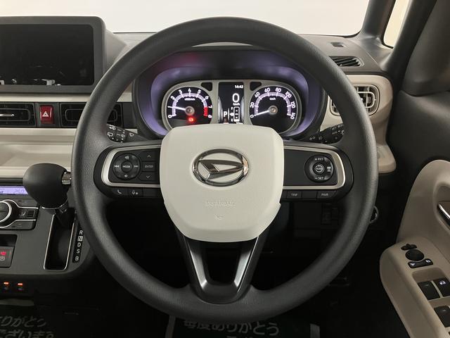 ムーヴキャンバスストライプスGターボ/届出済未使用車/ターボエンジン/新車保証継承/届出済未使用車/ターボエンジン/衝突軽減ブレーキ/クルーズコントロール/両側電動スライド/シートヒーター/電動パーキングブレーキ/LEDヘッドライト・フォグ/Bluetooth/フルセグ(大阪府)の中古車