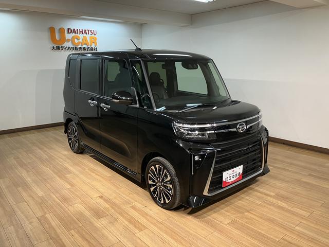 タントカスタムＲＳリミテッド　Ｒ７年式／ＡＣＣ／ＥＴＣターボ　スマートアシスト　ＡＣＣ　ＥＴＣ　バックカメラ　両側リヤパワースライドドア　プッシュボタンエンジンスタート　シートヒーター　ＬＥＤヘッドライト　アルミホイール　オートエアコン　オートライト（大阪府）の中古車