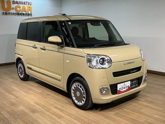 ムーヴキャンバスセオリーＧ　Ｒ７年式／両側電動スライドドア／Ｂカメラ対応走行無制限１年保証　両側電動スライドドア　バックカメラ対応　前後コーナーセンサー　前席シートヒーター　ホッとカップホルダー　オートマチックハイビーム　ＬＥＤヘッドライト　スマートキー（大阪府）の中古車