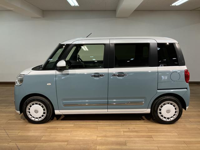 ムーヴキャンバスストライプスG R7年式/バックカメラ対応/両側PSDサポカーSワイド適合 USB接続端子 電動パーキングブレーキ シートヒーター 両側オートスライドドア Pスタート ホッとカップホルダー キーフリー(大阪府)の中古車