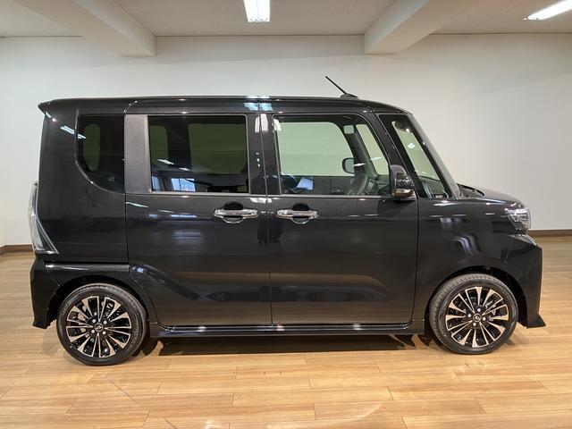 タントカスタムＲＳリミテッド　Ｒ７年式／ナビ／ＡＣＣ／ＥＴＣターボ　スマートアシスト　ＡＣＣ　ＥＴＣ　バックカメラ　両側リヤパワースライドドア　プッシュボタンエンジンスタート　シートヒーター　ＬＥＤヘッドライト　アルミホイール　オートエアコン　オートライト（大阪府）の中古車