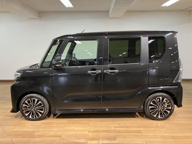 タントカスタムＲＳリミテッド　Ｒ７年式／ナビ／ＡＣＣ／ＥＴＣターボ　スマートアシスト　ＡＣＣ　ＥＴＣ　バックカメラ　両側リヤパワースライドドア　プッシュボタンエンジンスタート　シートヒーター　ＬＥＤヘッドライト　アルミホイール　オートエアコン　オートライト（大阪府）の中古車