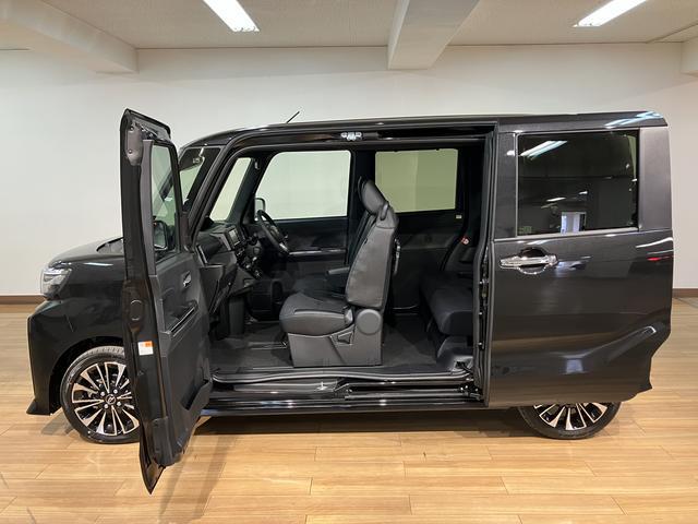 タントカスタムＲＳリミテッド　Ｒ７年式／ナビ／ＡＣＣ／ＥＴＣターボ　スマートアシスト　ＡＣＣ　ＥＴＣ　バックカメラ　両側リヤパワースライドドア　プッシュボタンエンジンスタート　シートヒーター　ＬＥＤヘッドライト　アルミホイール　オートエアコン　オートライト（大阪府）の中古車