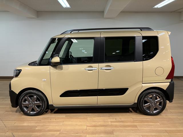 タントファンクロスターボリミテッド　Ｒ７年式／ＡＣＣ／ＥＴＣターボ　スマートアシスト　ＡＣＣ　ＥＴＣ　バックカメラ　両側リヤパワースライドドア　プッシュボタンエンジンスタート　シートヒーター　ＬＥＤヘッドライト　アルミホイール　オートエアコン　オートライト（大阪府）の中古車