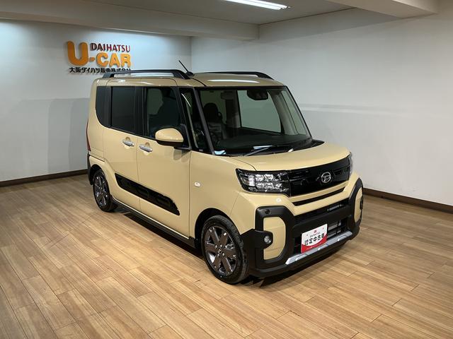 タントファンクロスターボリミテッド　Ｒ７年式／ＡＣＣ／ＥＴＣターボ　スマートアシスト　ＡＣＣ　ＥＴＣ　バックカメラ　両側リヤパワースライドドア　プッシュボタンエンジンスタート　シートヒーター　ＬＥＤヘッドライト　アルミホイール　オートエアコン　オートライト（大阪府）の中古車