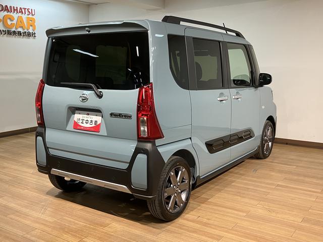 タントファンクロスターボリミテッド　Ｒ７年式／ＡＣＣ／ＥＴＣターボ　スマートアシスト　ＡＣＣ　ＥＴＣ　バックカメラ　両側リヤパワースライドドア　プッシュボタンエンジンスタート　シートヒーター　ＬＥＤヘッドライト　アルミホイール　オートエアコン　オートライト（大阪府）の中古車