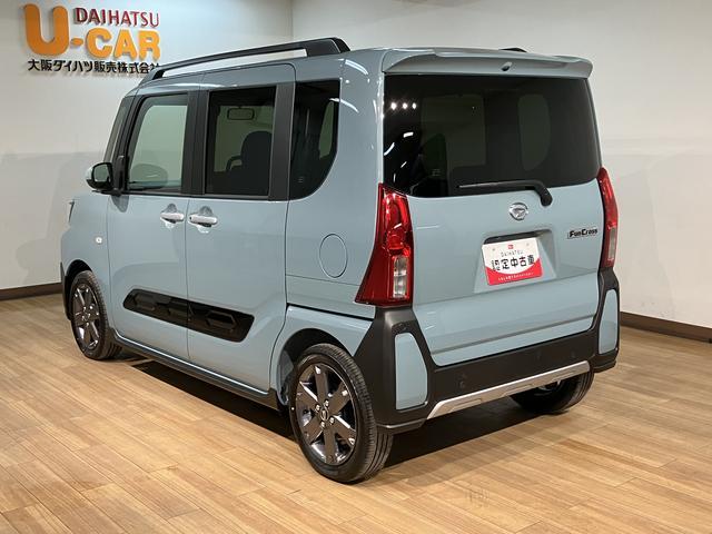 タントファンクロスターボリミテッド　Ｒ７年式／ＡＣＣ／ＥＴＣターボ　スマートアシスト　ＡＣＣ　ＥＴＣ　バックカメラ　両側リヤパワースライドドア　プッシュボタンエンジンスタート　シートヒーター　ＬＥＤヘッドライト　アルミホイール　オートエアコン　オートライト（大阪府）の中古車