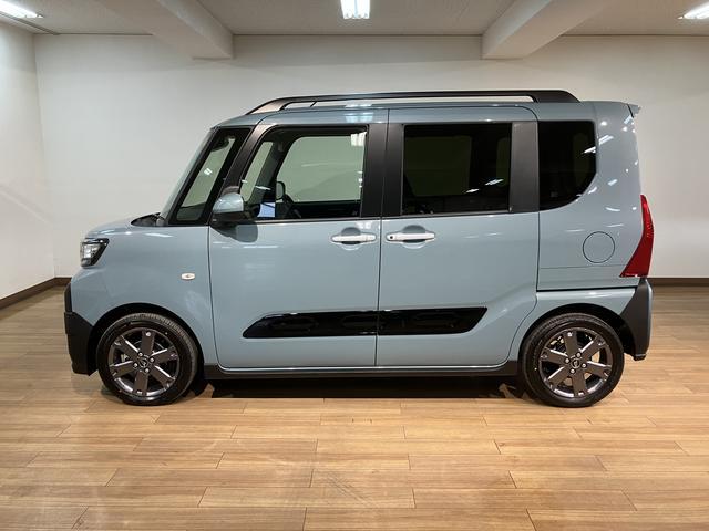 タントファンクロスターボリミテッド　Ｒ７年式／ＡＣＣ／ＥＴＣターボ　スマートアシスト　ＡＣＣ　ＥＴＣ　バックカメラ　両側リヤパワースライドドア　プッシュボタンエンジンスタート　シートヒーター　ＬＥＤヘッドライト　アルミホイール　オートエアコン　オートライト（大阪府）の中古車