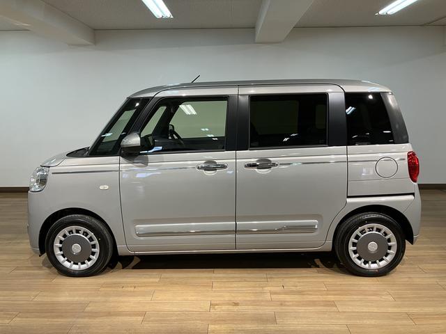 ムーヴキャンバスセオリーGターボ R7年式/ACC/Bカメラ対応走行無制限1年保証 両側電動スライドドア バックカメラ対応 前後コーナーセンサー 前席シートヒーター ホッとカップホルダー オートマチックハイビーム LEDヘッドライト スマートキー(大阪府)の中古車