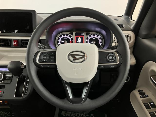 ムーヴキャンバスストライプスＧターボ　Ｒ７年式／ＡＣＣ／バックカメラ対応走行無制限１年保証　両側電動スライドドア　アダプティブクルーズコントロール　前後コーナーセンサー　前席シートヒーター　ホッとカップホルダー　オートマチックハイビーム　ＬＥＤヘッドライト　スマートキー（大阪府）の中古車