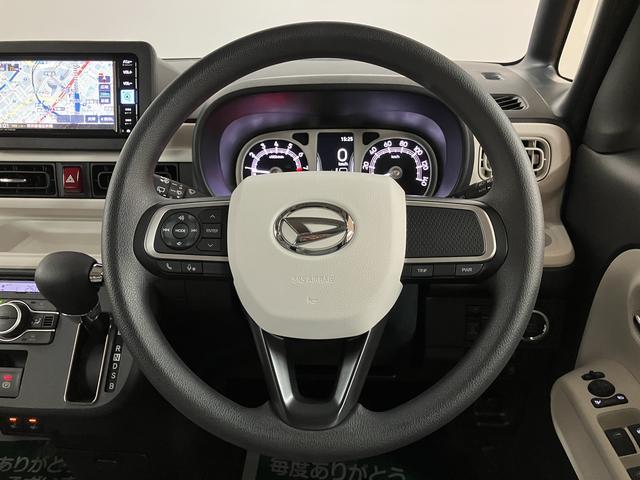 ムーヴキャンバスストライプスＧ　Ｒ７年式／ナビ／Ｂカメラ／両側ＰＳＤ新車保証継承／走行１０ｋｍ／純正７インチナビ／バックカメラ／両側パワースライドドア／ＬＥＤヘッドライト・フォグランプ／オートライト／オートハイビーム／ホットカップホルダー／前席シートヒーター（大阪府）の中古車