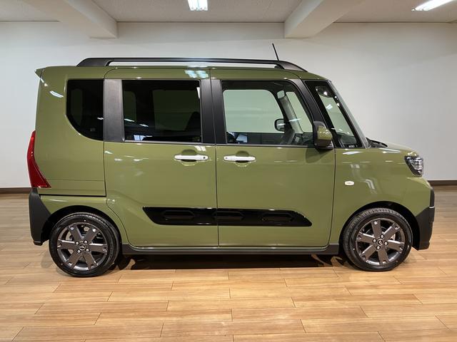 タントファンクロスターボリミテッド　Ｒ７年式／ナビ／ＡＣＣバックモニター対応カメラ　運転席・助手席シートヒーター　純正アルミホイール　ターボ　両側パワースライドドア　電動パーキングブレーキ　オートブレーキホールド　ワンオーナー　スマートキー　スマアシ（大阪府）の中古車