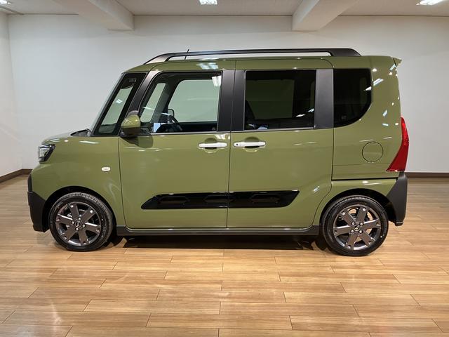 タントファンクロスターボリミテッド　Ｒ７年式／ナビ／ＡＣＣバックモニター対応カメラ　運転席・助手席シートヒーター　純正アルミホイール　ターボ　両側パワースライドドア　電動パーキングブレーキ　オートブレーキホールド　ワンオーナー　スマートキー　スマアシ（大阪府）の中古車