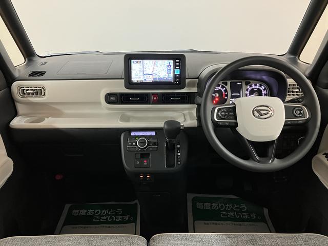 ムーヴキャンバスストライプスＧターボ／新車保証継承／ナビ／Ｂカメラ／ＡＣＣ新車保証継承　純正フルセグナビ　バックカメラ　ＡＣＣ　ＬＫＣ　ＡＤＢ　前後コーナーセンサー　フロントシートヒーター　キーフリー　両側パワースライドドア　ＬＥＤヘッドライト・フォグランプ（大阪府）の中古車