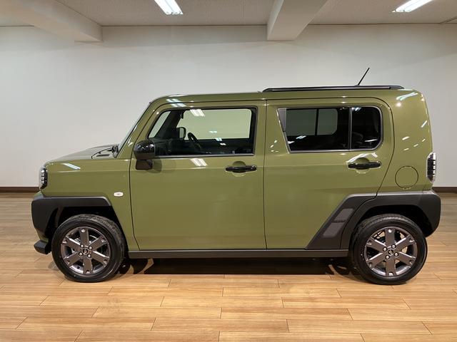 タフトG ダーククロムベンチャー/届出済未使用車/25年モデルナビ届出済未使用車/R7年式/走行5Km/25年モデルナビ/バックカメラ/ステアリングスイッチ/クルーズコントロール/前席シートヒーター/LEDヘッドライト・フォグランプ/オートエアコン/キーフリー(大阪府)の中古車