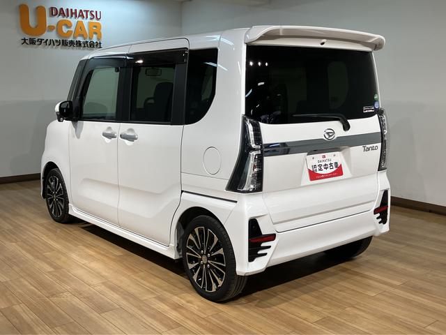 タントカスタムＲＳ／認定中古車／１年保証／車検整備付／ナビ／ＥＴＣサポカーＳワイド適合　１年間走行距離無制限保証　車検整備付　フルセグナビ　パノラマカメラ　ナビ連動ドラレコ　ＥＴＣ　Ｆシートヒーター　ＡＣＣ　ＬＫＣ　キーフリー　両側パワースライドドア　ＬＥＤヘッド（大阪府）の中古車