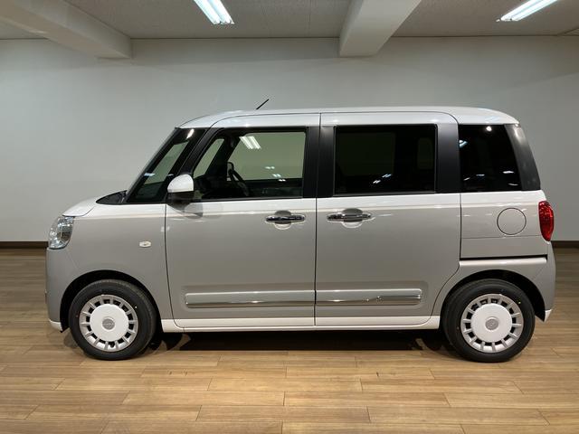 ムーヴキャンバスストライプスＧ　１年保証／ＵＳＢ／バックカメラ／スマートキー１年間走行距離無制限保証／走行５キロ／ＵＳＢ／ＬＥＤヘッドライト／ＬＥＤフォグランプ／バックカメラ／両側電動パワースライドドア／電子パーキング／スマートキー／アダプティプドライビングビーム／（大阪府）の中古車