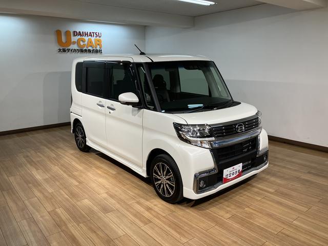 タントカスタムＸ　トップエディションＶＳ　ＳＡIII　ナビ／ＥＴＣ１年間走行距離無制限保証／走行１．２万キロ／ナビ／ＢＬＵＥＴＯＯＴＨ／パノラマモニター／ＥＴＣ／ドライブレコーダー／オートライト／ＬＥＤヘッドライト／両側電動パワースライドドア／スマートキー／（大阪府）の中古車