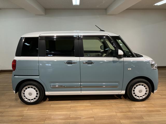 ムーヴキャンバスストライプスＧ　純正メモリーナビ　バックカメラ　前後ドラレコ純正メモリーナビ・バックカメラ・ナビ連動前後ドライブレコーダー・両側電動スライドドア・シートヒーター・ＬＥＤヘッドライト・電動パーキング・衝突回避支援ブレーキ・誤発進抑制機能・車検整備付（大阪府）の中古車