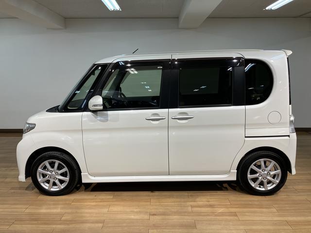 タントカスタムＸ／１年保証／ナビ／前後ドラレコ／電動スライド／１年間走行距離無制限保証／ナビ／前後ドラレコ／電動スライドドア／１４インチアルミ／スマートキー／オートエアコン／ディスチャージヘッドランプ／フロントベンチシート／Ｂｌｕｅｔｏｏｔｈ／フルセグＴＶ／（大阪府）の中古車