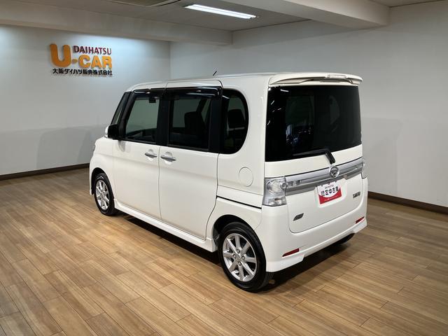 タントカスタムＸ／１年保証／ナビ／前後ドラレコ／電動スライド／１年間走行距離無制限保証／ナビ／前後ドラレコ／電動スライドドア／１４インチアルミ／スマートキー／オートエアコン／ディスチャージヘッドランプ／フロントベンチシート／Ｂｌｕｅｔｏｏｔｈ／フルセグＴＶ／（大阪府）の中古車