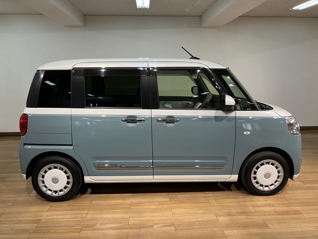 ムーヴキャンバスストライプスＧ　９インチディスプレイオーディオ　ドラレコ令和５年式／走行２．８万キロ／パノラマモニター／駐車支援／９インチディスプレイオーディオ／Ｂｌｕｅｔｏｏｔｈ／ＨＤＭＩ／前後ドラレコ／ＥＴＣ／置くだけ充電／両側パワースライドドア／キーフリー／（大阪府）の中古車