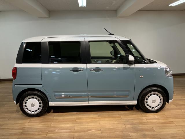 ムーヴキャンバスストライプスG R7年式/バックカメラ対応/両側PSD走行無制限1年保証 両側電動スライドドア バックカメラ対応 前後コーナーセンサー 前席シートヒーター ホッとカップホルダー オートマチックハイビーム LEDヘッドライト スマートキー(大阪府)の中古車