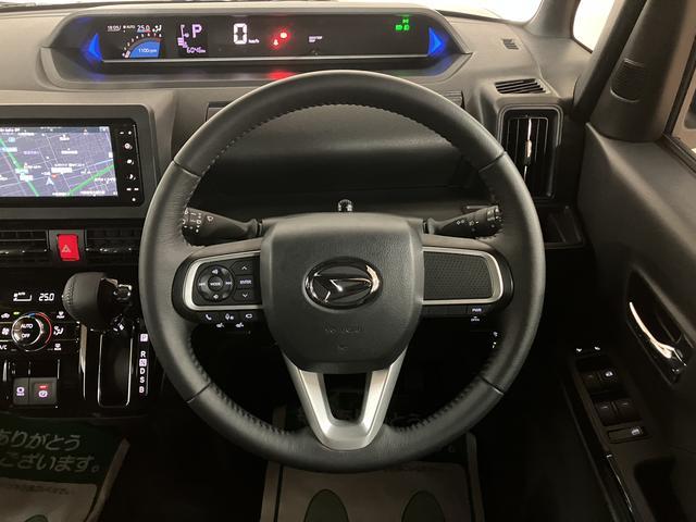 タントカスタムＲＳ　走行０．６万キロ／新車保証／点検整備渡し／ナビ／ＴＶ／ＵＳＢ／ＨＤＭＩ／Ｂｌｕｅｔｏｏｔｈ／パノラマカメラ／前後ドラレコ／ＥＴＣ／衝突軽減ブレーキ／コーナーセンサー／両側電動スライドドア／電動パーキングブレーキ／ブレーキホールド／ＬＥＤライト（大阪府）の中古車