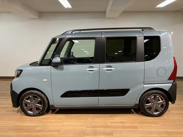 タントファンクロスターボリミテッド/クルコン/両側電スラ/電動P/新車保証継承/クルーズコントロール/両側電動スライドドア/電動パーキングブレーキ/バックカメラ/ETC/スマートキー/前席シートヒーター/オートライト/LEDヘッドライト/LEDフォグランプ/(大阪府)の中古車