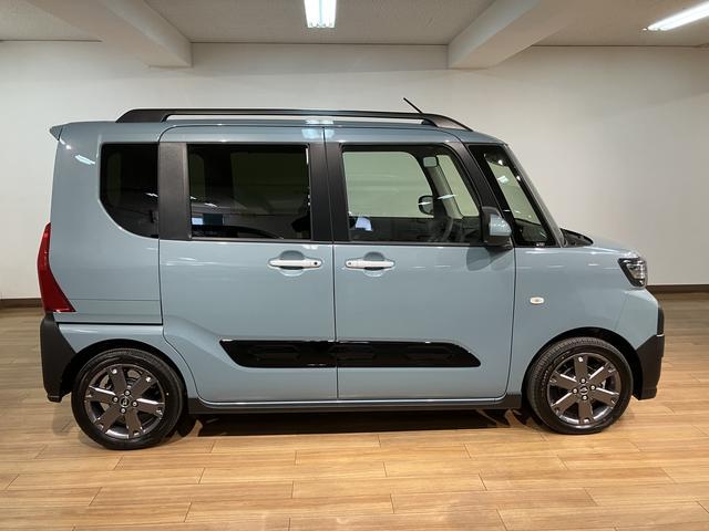 タントファンクロスターボリミテッド/クルコン/両側電スラ/電動P/新車保証継承/クルーズコントロール/両側電動スライドドア/電動パーキングブレーキ/バックカメラ/ETC/スマートキー/前席シートヒーター/オートライト/LEDヘッドライト/LEDフォグランプ/(大阪府)の中古車