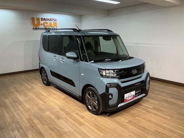 タントファンクロスターボリミテッド/クルコン/両側電スラ/電動P/新車保証継承/クルーズコントロール/両側電動スライドドア/電動パーキングブレーキ/バックカメラ/ETC/スマートキー/前席シートヒーター/オートライト/LEDヘッドライト/LEDフォグランプ/(大阪府)の中古車