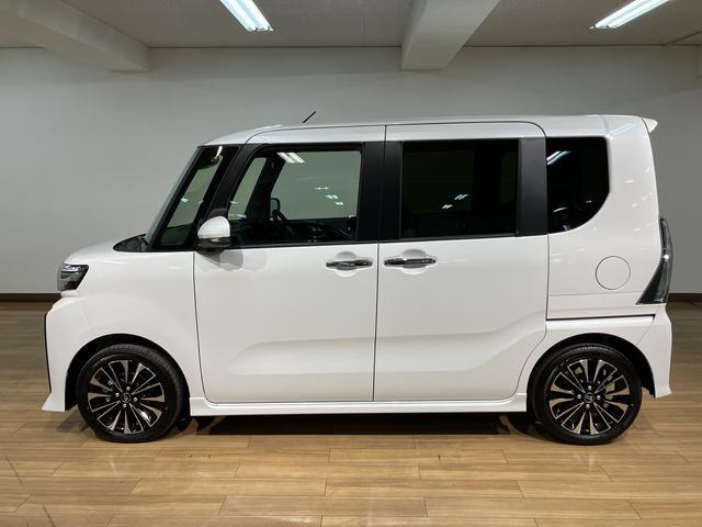 タントカスタムＲＳリミテッド／ＥＴＣ／クルコン／両側電スラ／新車保証継承／ＥＴＣ／バックカメラ／クルーズコントロール／電動パーキングブレーキ／両側電動スライドドア／前席シートヒーター／スマートキー／ＬＥＤヘッドライト／オートライト／ターボ車／（大阪府）の中古車