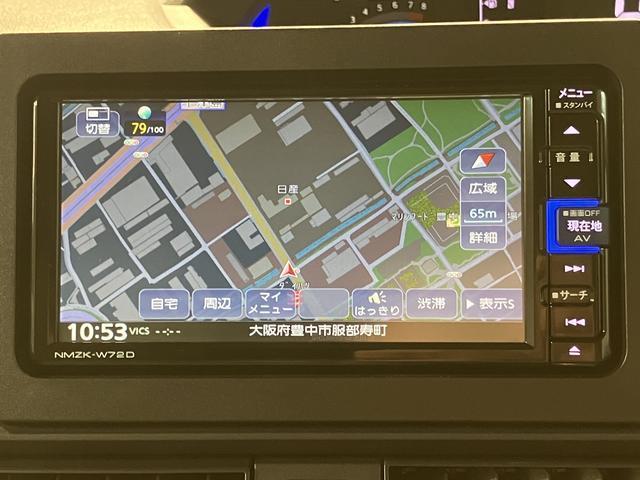 タントＸターボ　純正ナビ　全方位カメラ　前後ドラレコ　ＥＴＣターボエンジン・純正メモリーナビ・全方位カメラ・ナビ連動前後ドライブレコーダー・両側電動スライドドア・アダプティブクルーズコントロール・ＬＥＤヘッドライト・衝突回避支援ブレーキ・誤発進抑制機能（大阪府）の中古車