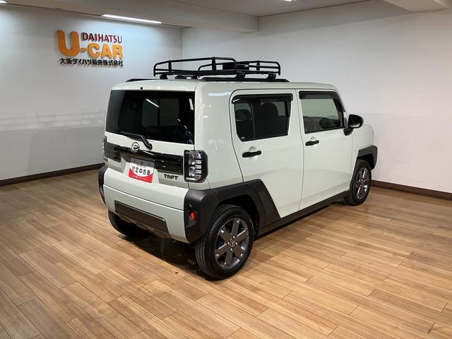 タフトＧターボ　クロムベンチャー／９インチＤＡ／Ｐモニター／ＥＴＣ走行１．６万ｋｍ／９インチディスプレイオーディオ／パノラマモニター／ＥＴＣ／ナビ連動前後ドラレコ／クルーズコントロール／前席シートヒーター／ＬＥＤヘッドライト・フォグランプ／オートエアコン／キーフリー（大阪府）の中古車