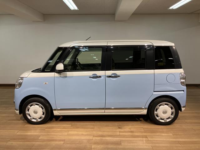 ムーヴキャンバスＸリミテッドメイクアップ　ＳＡIII　ナビ／バックカメラ１年間距離無制限保証／ナビ／ワンセグ／バックカメラ／ＥＴＣ／ＬＥＤフォグランプ／両側電動スライドドア／オートライト／プッシュボタンスタート／スマートキー／衝突軽減ブレーキ／運転席シートリフター（大阪府）の中古車