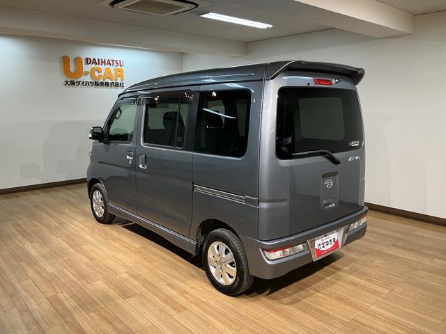 アトレーワゴンカスタムターボＲＳリミテッド　ＳＡIII　ナビ／バックカメラ１年間走行距離無制限保証／走行６万キロ／ナビ／ＵＳＢ／Ｂｌｕｅｔｏｏｔｈ／バックカメラ／ＥＴＣ／ドライブレコーダー／片側電動スライドドア／キーレスエントリー／衝突回避軽減ブレーキ／アイドリングストップ（大阪府）の中古車
