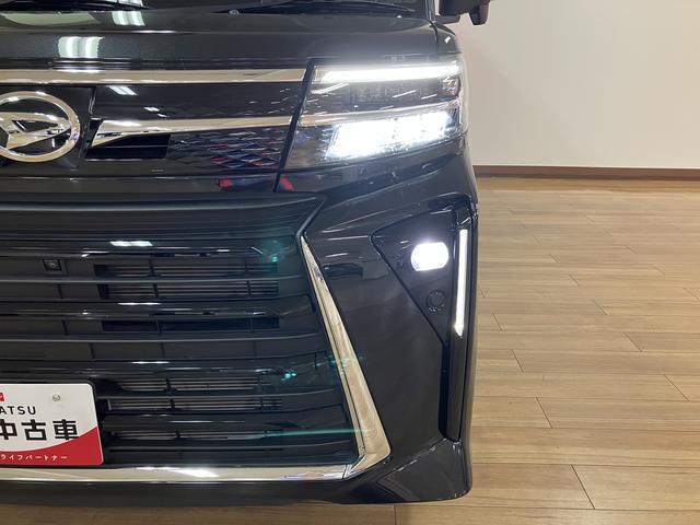 タントカスタムRS 鑑定書/R5/点検整備渡し/1.8万キロナビ/パノラマカメラ/TV/Bluetooth/USB/HDMI/前後ドラレコ/ETC/クルーズコントロール/両側電動スライドドア/衝突軽減ブレーキ/LEDライト/コーナーセンサー/革巻きハンドル(大阪府)の中古車
