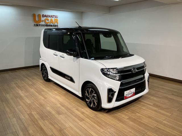 タントカスタムXスタイルセレクション/ナビ/Pモニター/ETC1年間走行距離無制限保証/ナビゲーション/パノラマモニター/ステアリングスイッチ/ETC/前席シートヒーター/両側パワースライドドア/LEDヘッドライト・フォグ/アルミ/オートエアコン/キーフリー(大阪府)の中古車