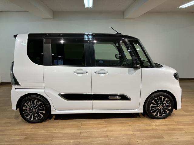タントカスタムＲＳ／１年保証／ターボ／ナビ／ＥＴＣ／電動スライド１年間走行距離無制限保証／衝突軽減ブレーキ／ダイハツ認定中古車／ターボエンジン／純正ナビ／ＥＴＣ／両側電動スライドドア／シートヒーター／ＬＥＤヘッドライト・フォグ／１５インチアルミ／Ｂｌｕｅｔｏｏｔｈ（大阪府）の中古車